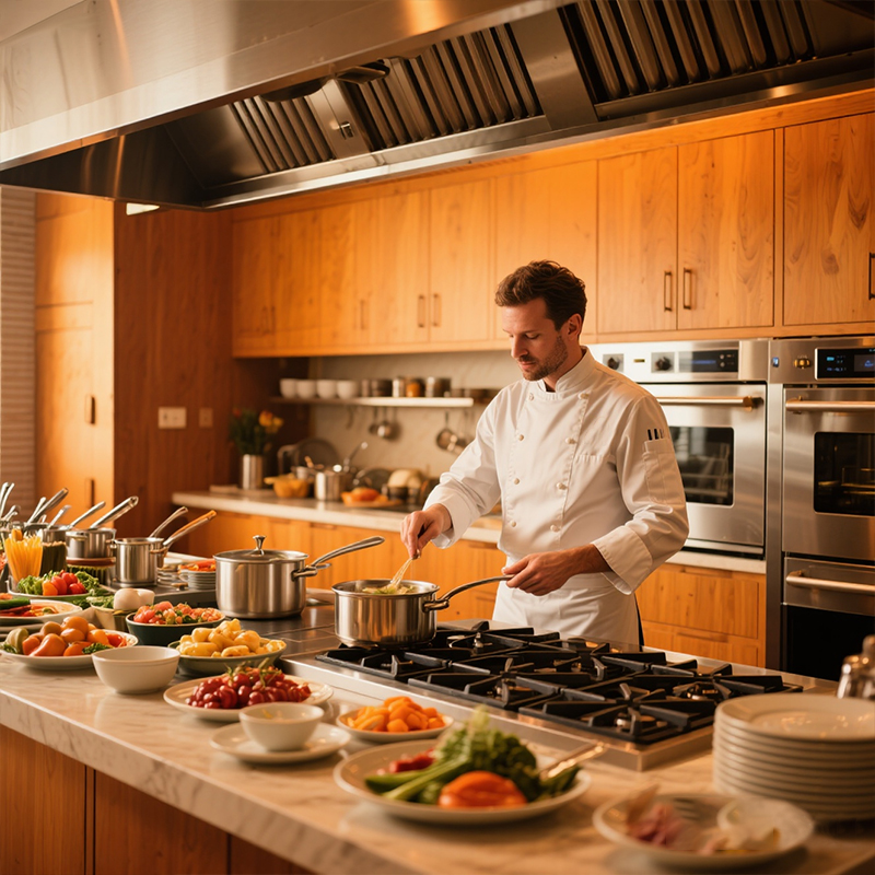 Commercial Kitchen Projects - Équipement de cuisine Commercial automatique, plage