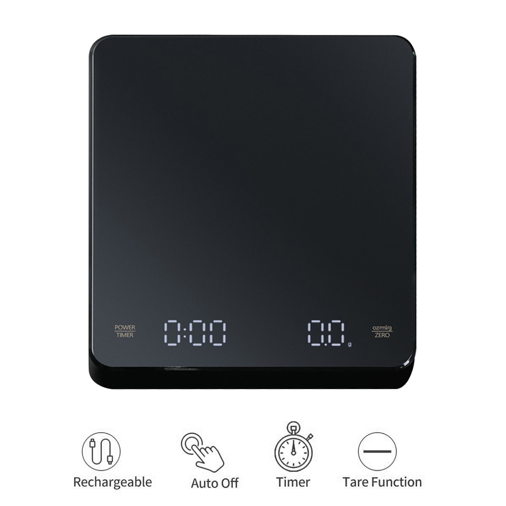 Commercial Kitchen Timer - Balance à café numérique avec minuterie,