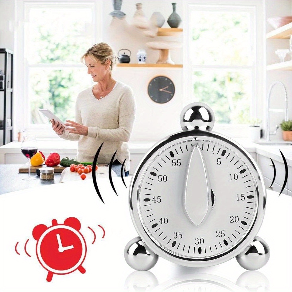 Commercial Kitchen Timer - Minuterie mécanique visible, compte à rebours