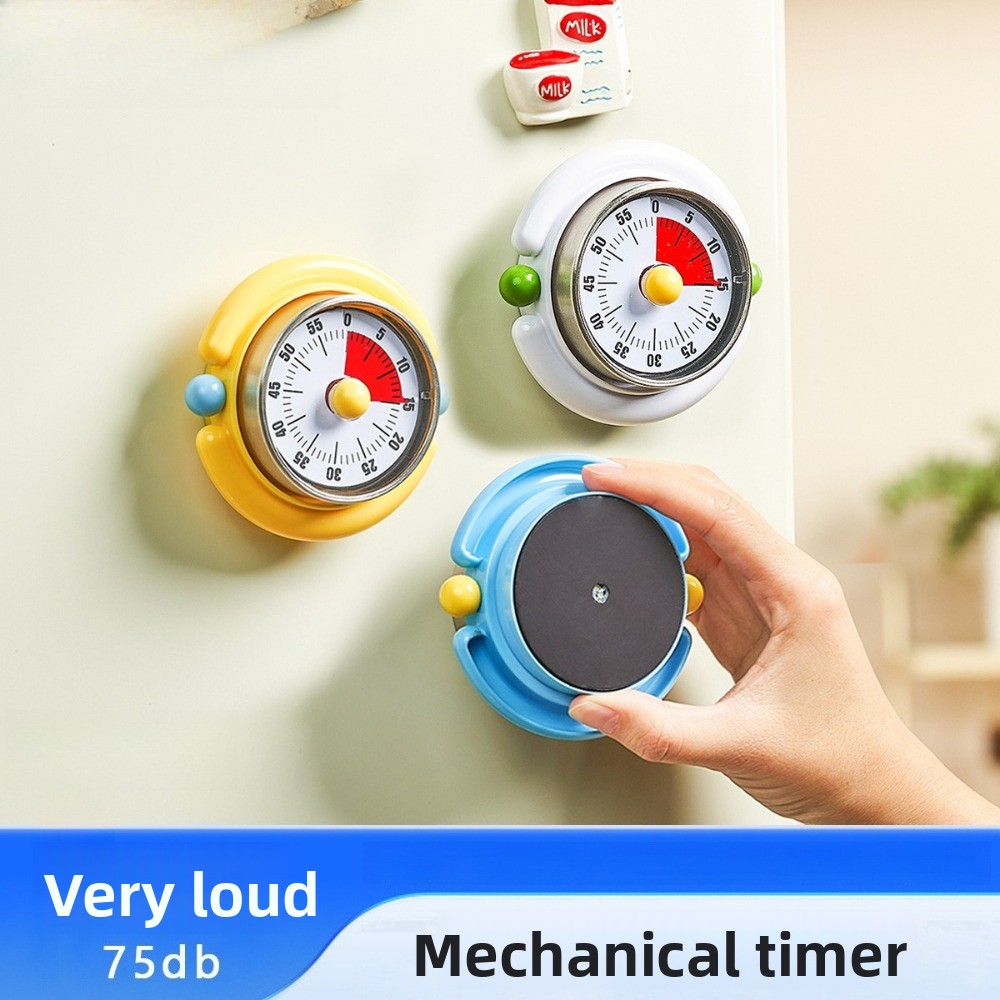 Commercial Kitchen Timer - Minuteur visuel mécanique 60 minutes, horloge