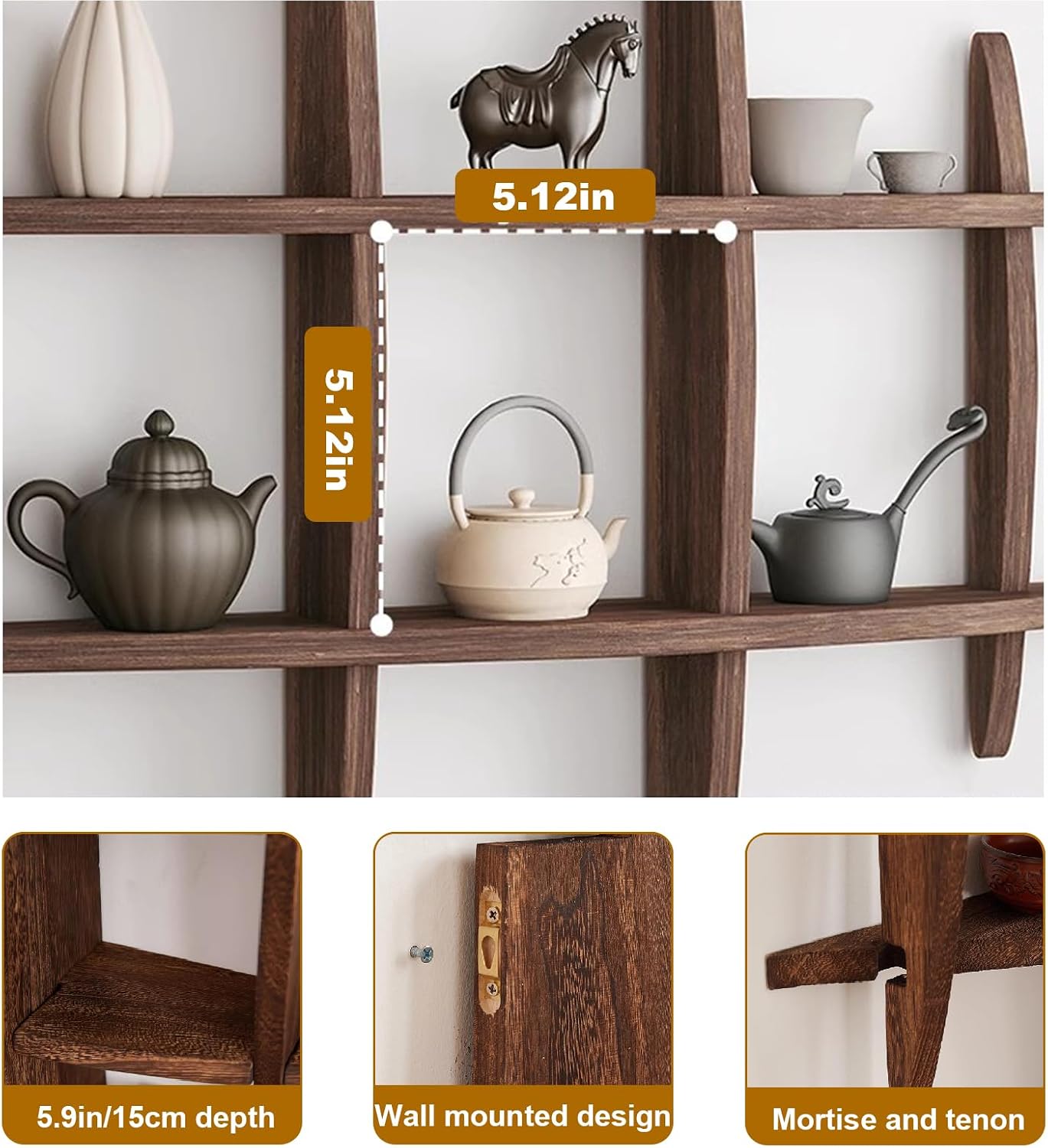 Support mural en bois massif p - Commercial Kitchen Rack avis et prix
