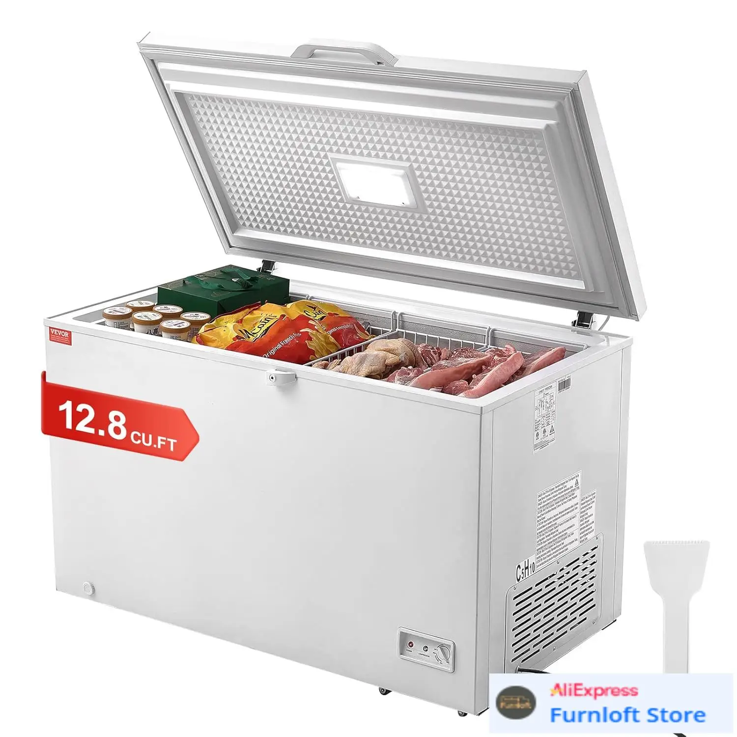 Congélateur coffre, 345 L (12, - Commercial Chest Freezer avis et prix