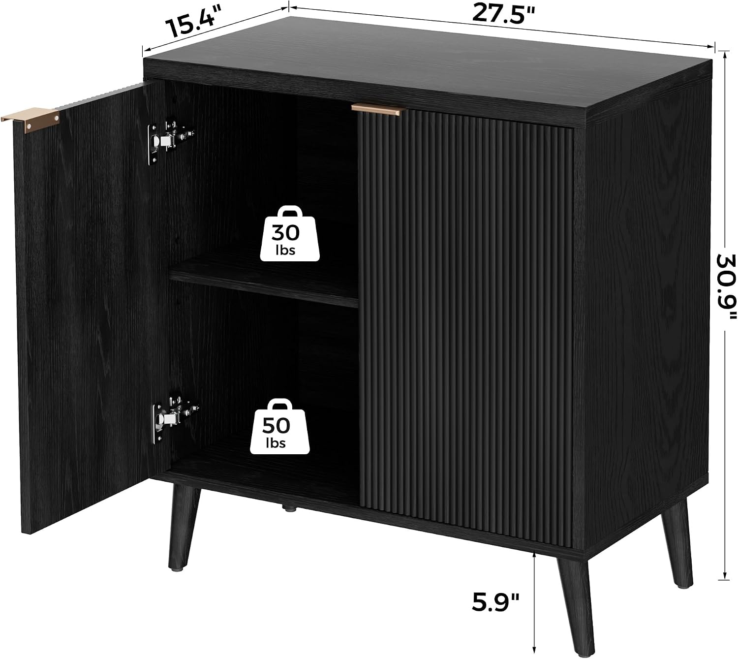 Buffet cannelé avec rangement, - Commercial Kitchen Rack avis et prix