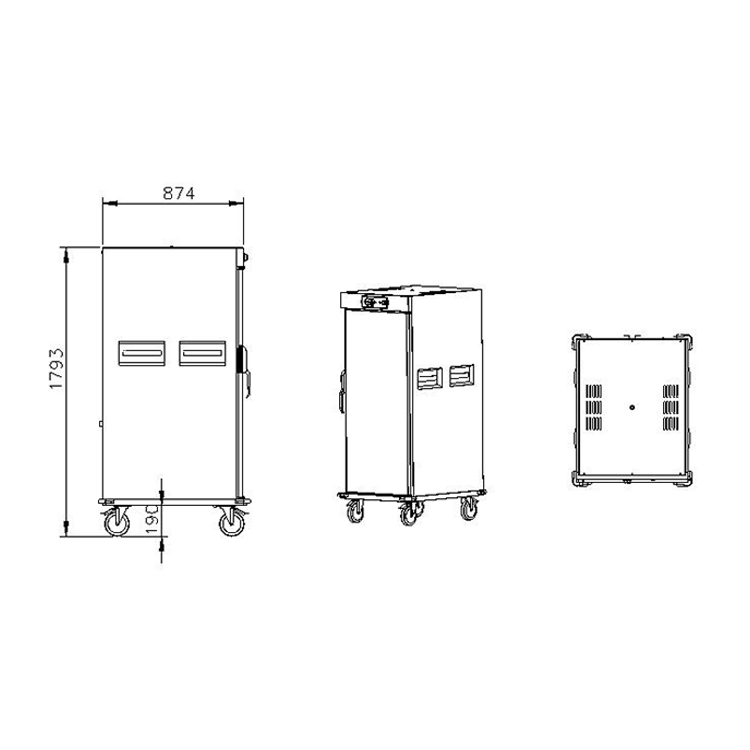 Armoire chauffante verticale n - Commercial Kitchen And avis et prix
