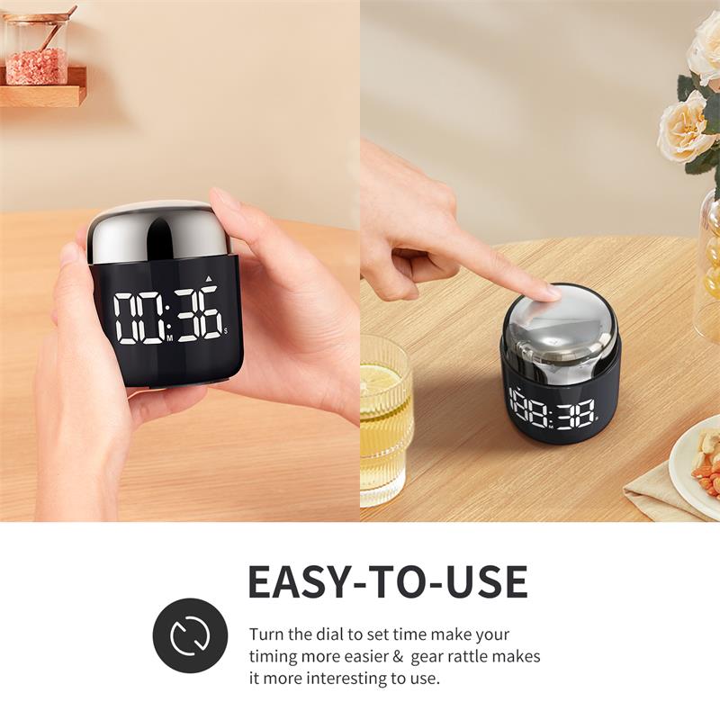 Minuteur de cuisine rotatif av - Commercial Kitchen Timer avis et prix