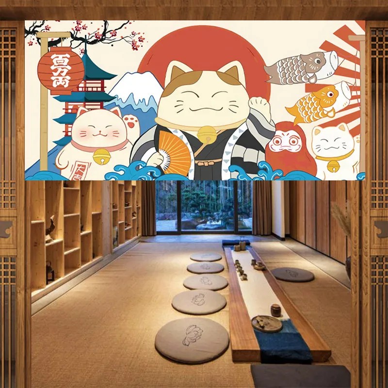 Rideau de porte Noren japonais - Commercial Kitchen Ceiling avis et prix